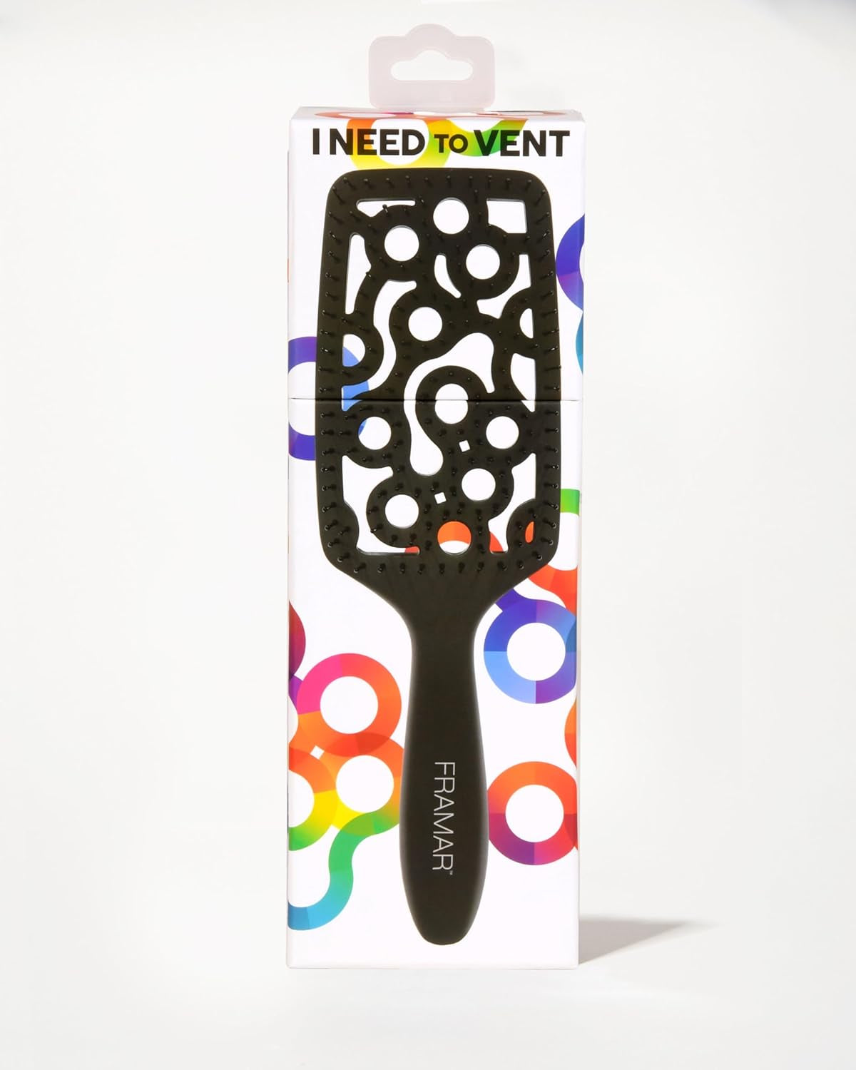 Brosse Démêlante Cheveux Bouclés - Cheveux Bouclés, Démêlante Flexible Ventilée, Hair Brush for Women Brosse Brushing Professionnelle, Noir